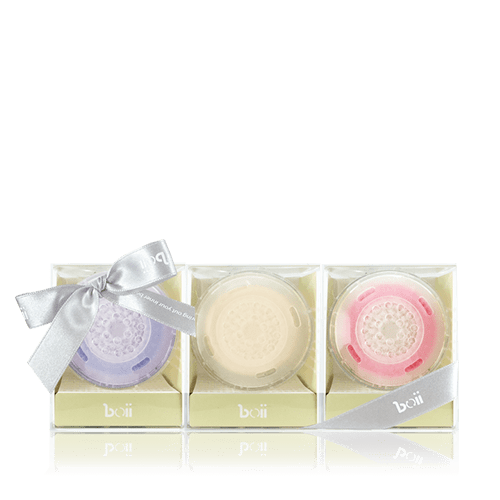 boii玻醫刷頭粉底撲組合